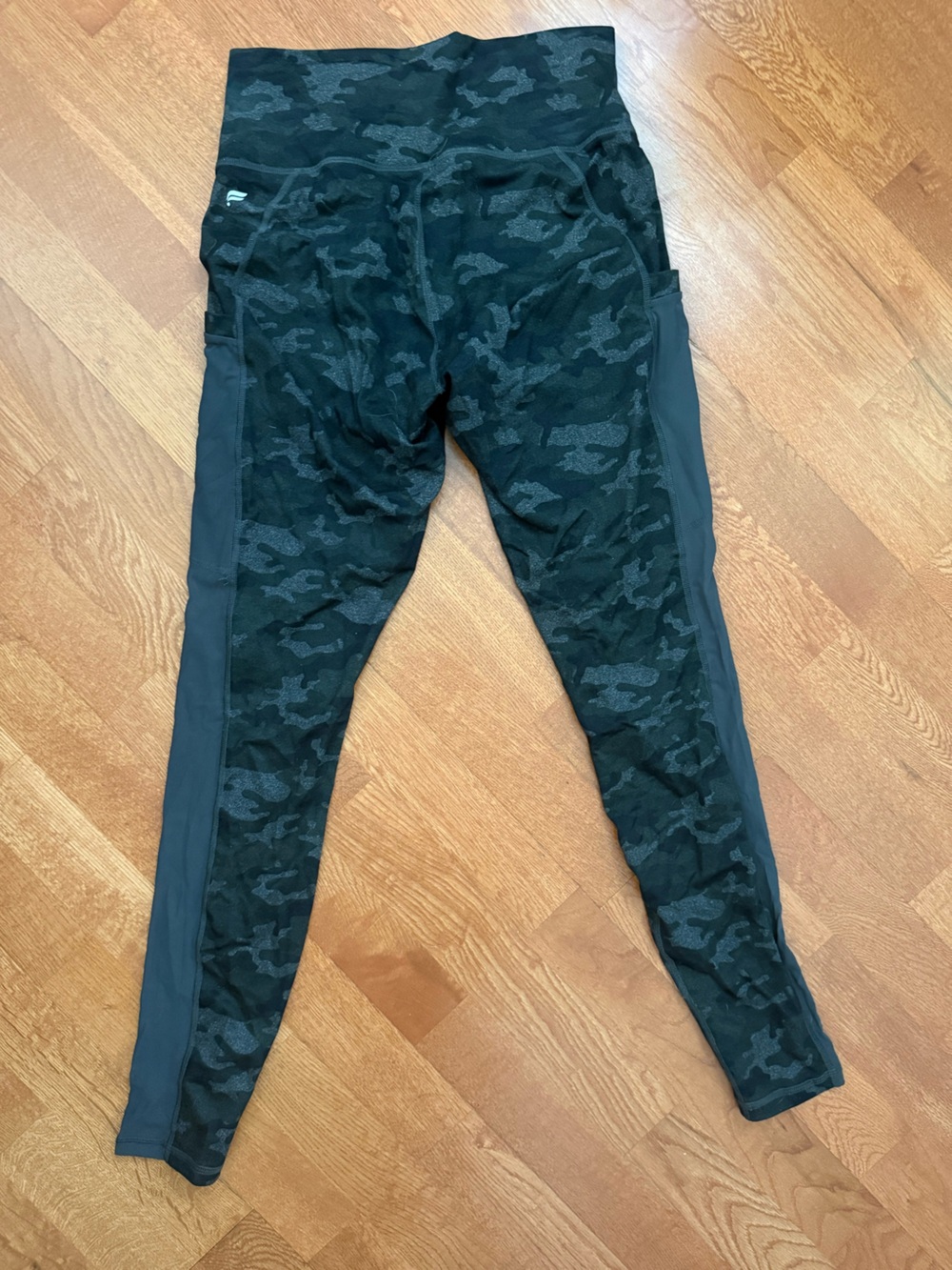 Fabletics Black Camouflage Leggings